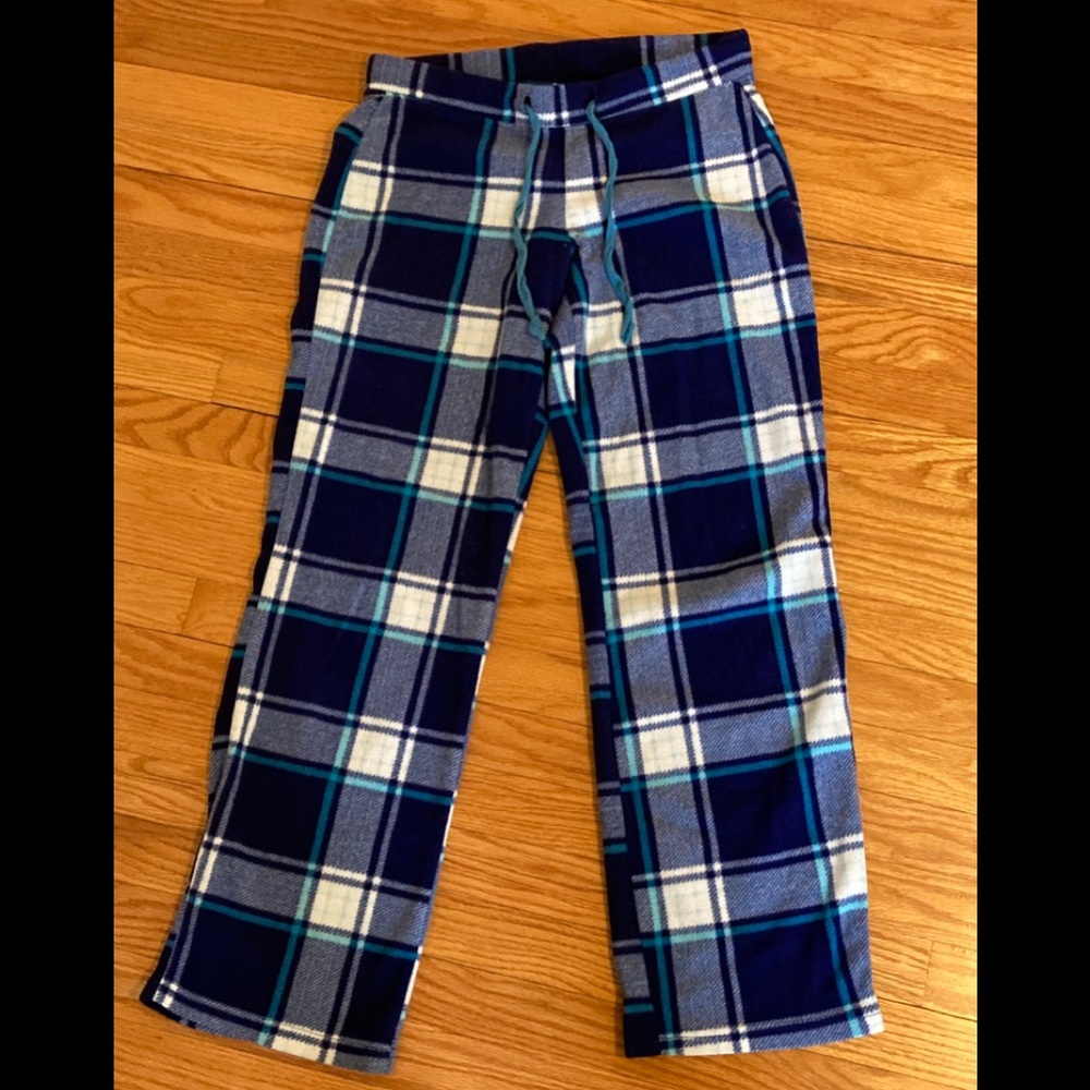 Old Navy Fleece Navy and White Fleece Lounging Pants